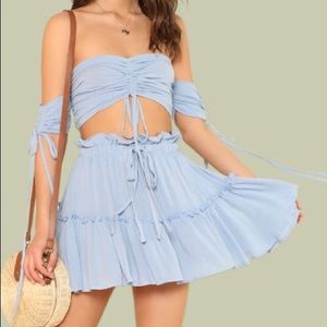 Light blue two piece